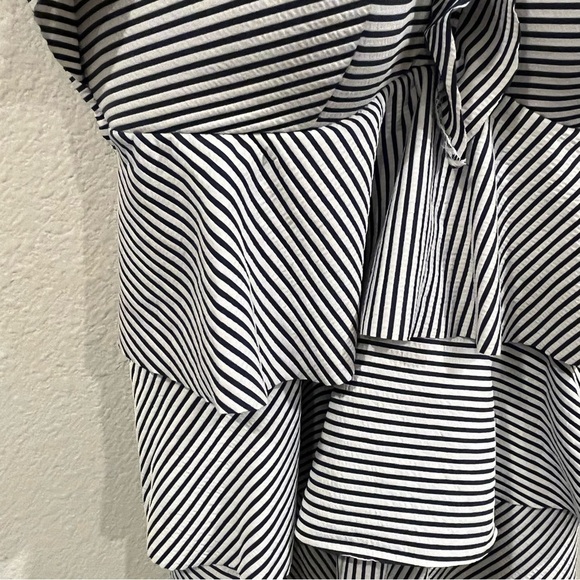 Cacique Chico’s blue and white stripe swimsuit new without tags size 20 - Picture 2 of 15